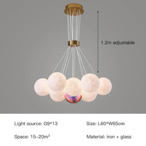 easy to clean glass pendant lamp
