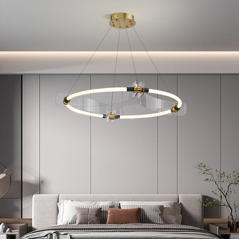 Acrylic Round Chandelier for Living Room