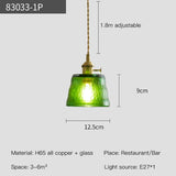 Glass pendant lamp cord and canopy detail