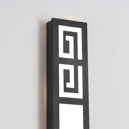 Chrome Wall Lamp Modern Design Detail