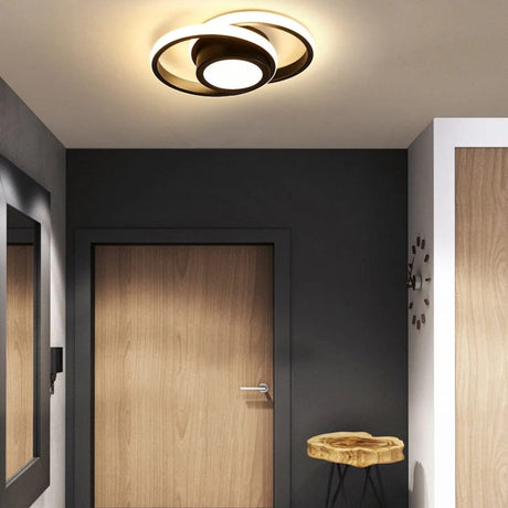 White Iron Ceiling Light for Modern Home Decor