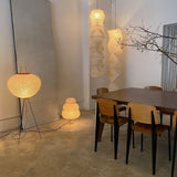 Kazumi Rice Paper Floor Lamp by OpalDwell Soft Ambient Glow OpalDwell