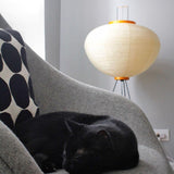 Kazumi Rice Paper Floor Lamp by OpalDwell Soft Ambient Glow OpalDwell