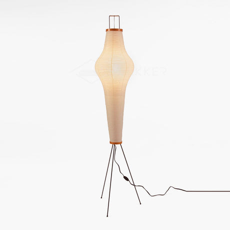 Kazumi Rice Paper Floor Lamp by OpalDwell Soft Ambient Glow OpalDwell