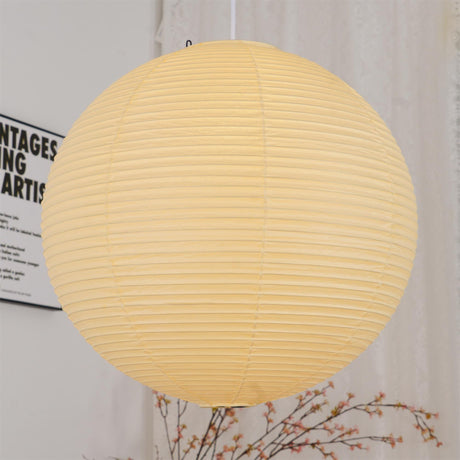 Kirei Studio Pendant Light Akari Inspired Mid Century Lamp OpalDwell