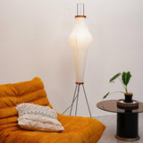 Kazumi Rice Paper Floor Lamp by OpalDwell Soft Ambient Glow OpalDwell