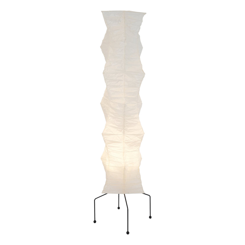 Kazumi Rice Paper Floor Lamp by OpalDwell Soft Ambient Glow OpalDwell