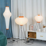 Kaze Rice Paper Floor Lamp - Japanese-Inspired Ambient Glow OpalDwell