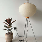 Kaze Rice Paper Floor Lamp - Japanese-Inspired Ambient Glow OpalDwell