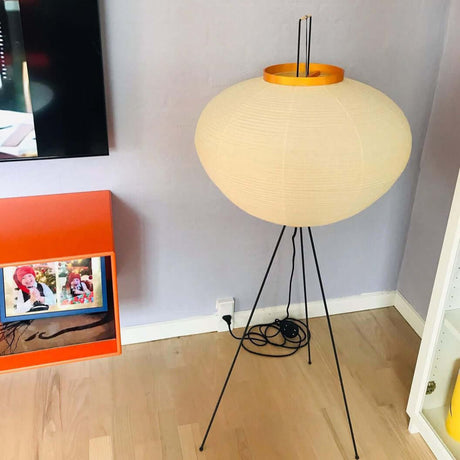 Kaze Rice Paper Floor Lamp - Japanese-Inspired Ambient Glow OpalDwell