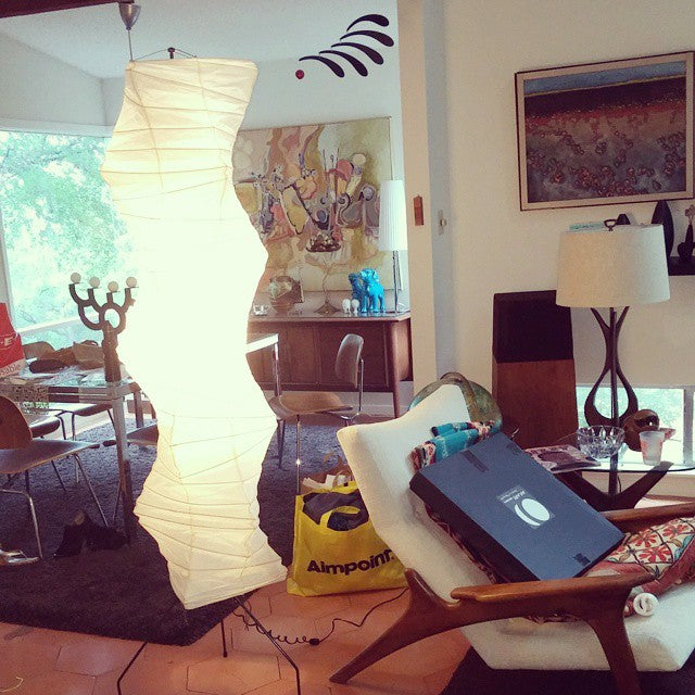 Kazumi Rice Paper Floor Lamp by OpalDwell Soft Ambient Glow OpalDwell