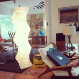 Kaze Rice Paper Floor Lamp - Japanese-Inspired Ambient Glow OpalDwell
