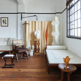 Kazumi Rice Paper Floor Lamp by OpalDwell Soft Ambient Glow OpalDwell