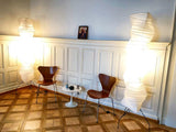 Kazumi Rice Paper Floor Lamp by OpalDwell Soft Ambient Glow OpalDwell