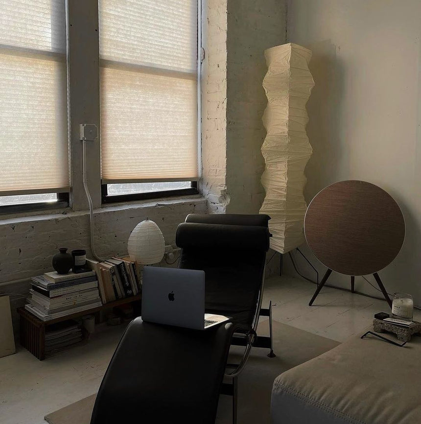 Kazumi Rice Paper Floor Lamp by OpalDwell Soft Ambient Glow OpalDwell