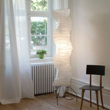 Kazumi Rice Paper Floor Lamp by OpalDwell Soft Ambient Glow OpalDwell