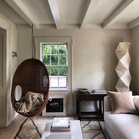 Kazumi Rice Paper Floor Lamp by OpalDwell Soft Ambient Glow OpalDwell