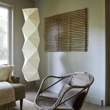 Kazumi Rice Paper Floor Lamp by OpalDwell Soft Ambient Glow OpalDwell