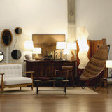 Kazumi Rice Paper Floor Lamp by OpalDwell Soft Ambient Glow OpalDwell