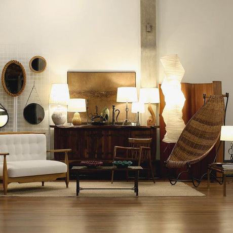 Kaze Rice Paper Floor Lamp - Japanese-Inspired Ambient Glow OpalDwell