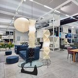 Kazumi Rice Paper Floor Lamp by OpalDwell Soft Ambient Glow OpalDwell