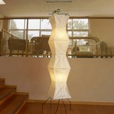 Kazumi Rice Paper Floor Lamp by OpalDwell Soft Ambient Glow OpalDwell