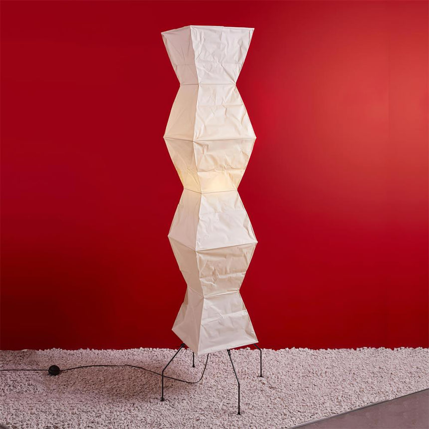 Kaze Rice Paper Floor Lamp - Japanese-Inspired Ambient Glow OpalDwell