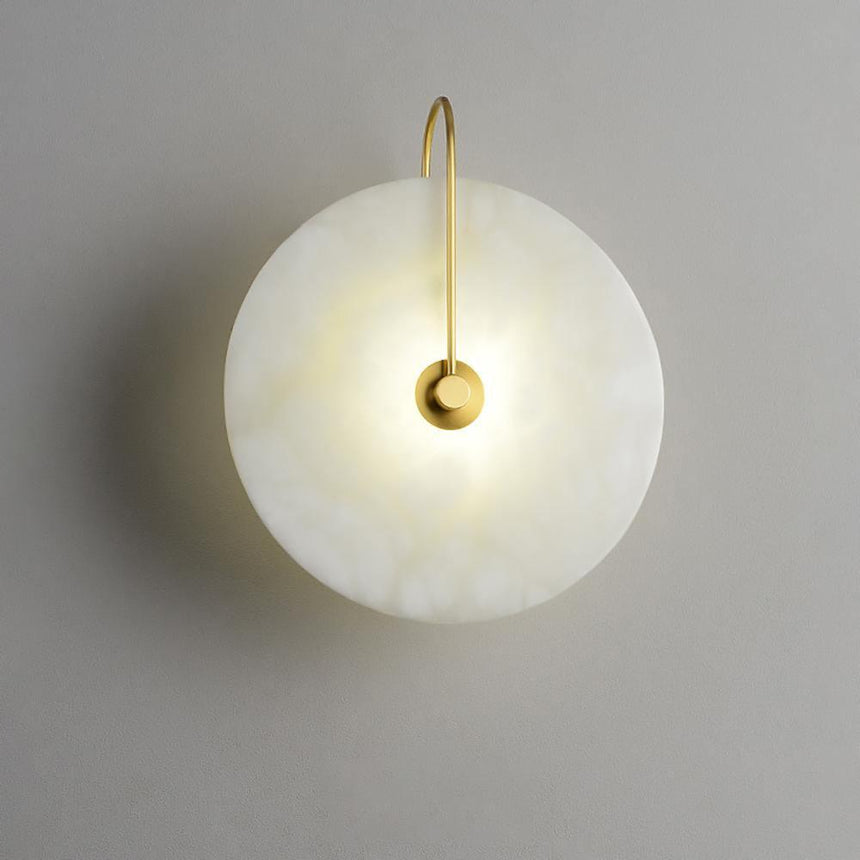 Round Disc Sconce for Living Room Accent
