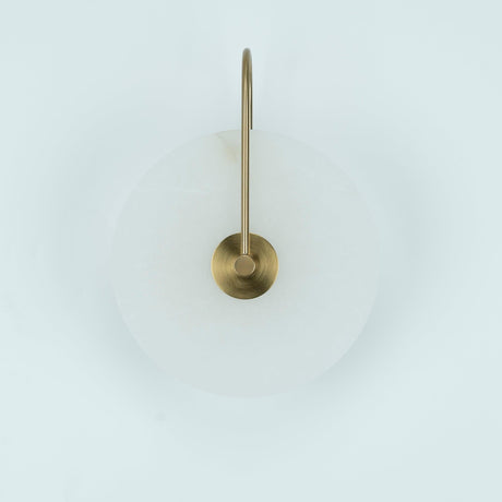 Metal Arm Wall Sconce for Bedroom Accent