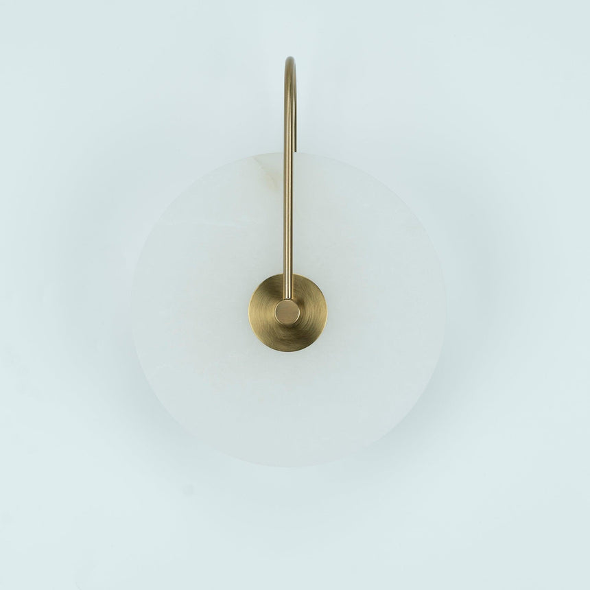 Metal Arm Wall Sconce for Bedroom Accent