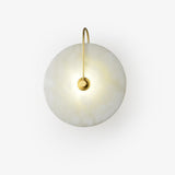 Alabaster Wall Light for Entryway Accent
