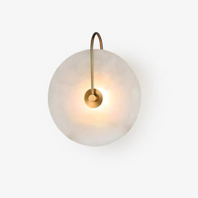 Alabaster Wall Sconce Close Detail