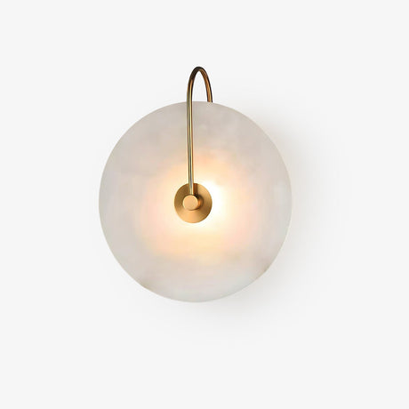Alabaster Wall Sconce Close Detail