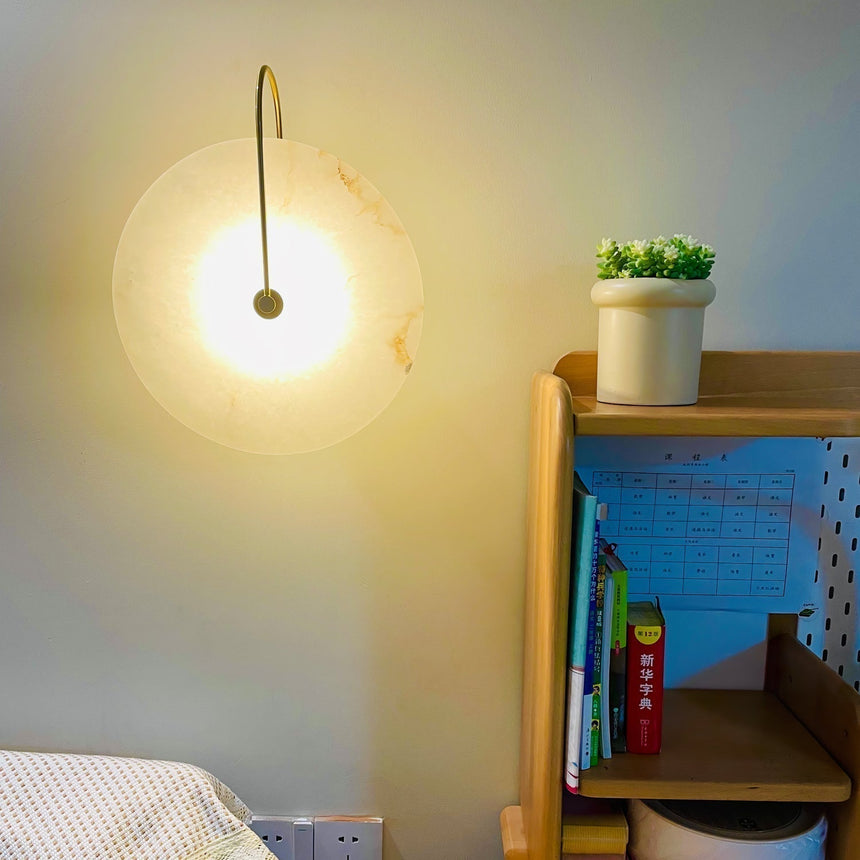 Alabaster Sconce for Entryway Decor