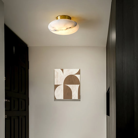 Natural Alabaster Wall Lamp Detail