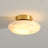 Oval Alabaster Wall Light for Hallway