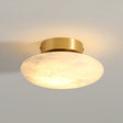 Oval Alabaster Wall Light for Hallway