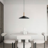 Quanta Cone Pendant Light Side Angle Detail View - OpalDwell