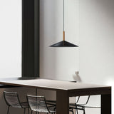Cone pendant light for modern living room spaces