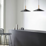 Cone pendant light for modern living room spaces