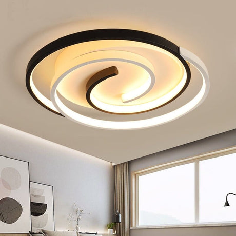 AuroraNova Aluminum Flush Mount Ceiling Light for Living Room
