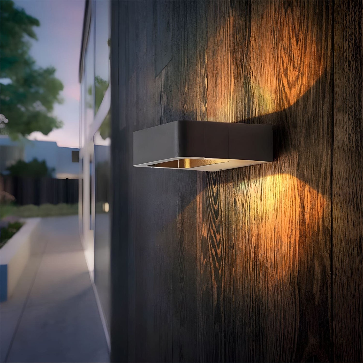 Black Wall Sconce for outdoor space