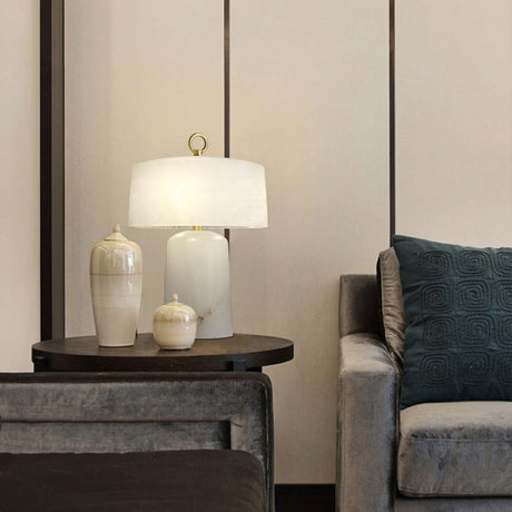 Warm Ambient Table Lamp for Reading OpalDwell