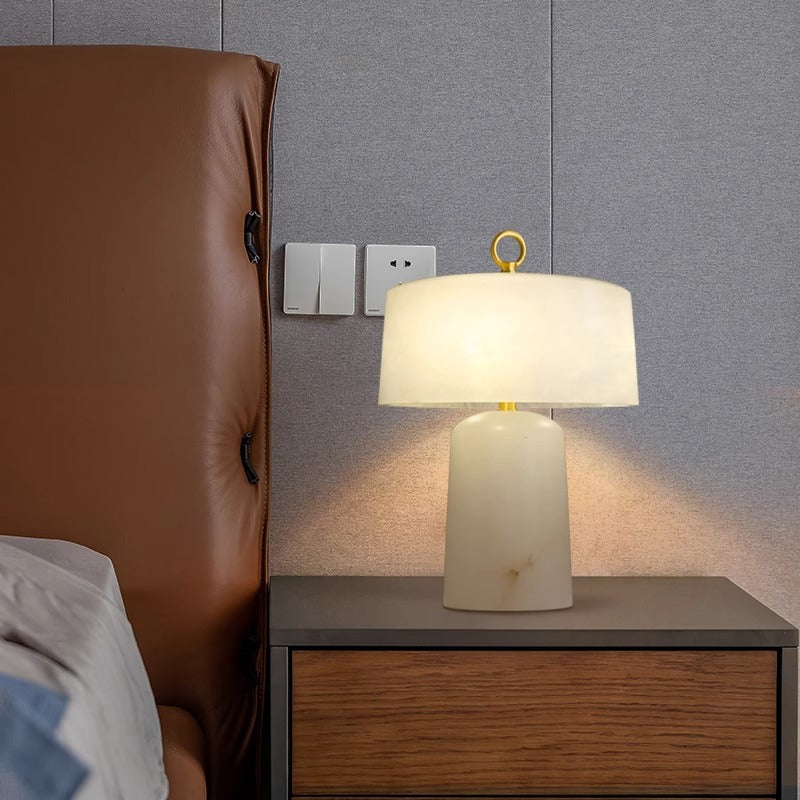 Alabaster Table Lamp for Hotel Interiors OpalDwell