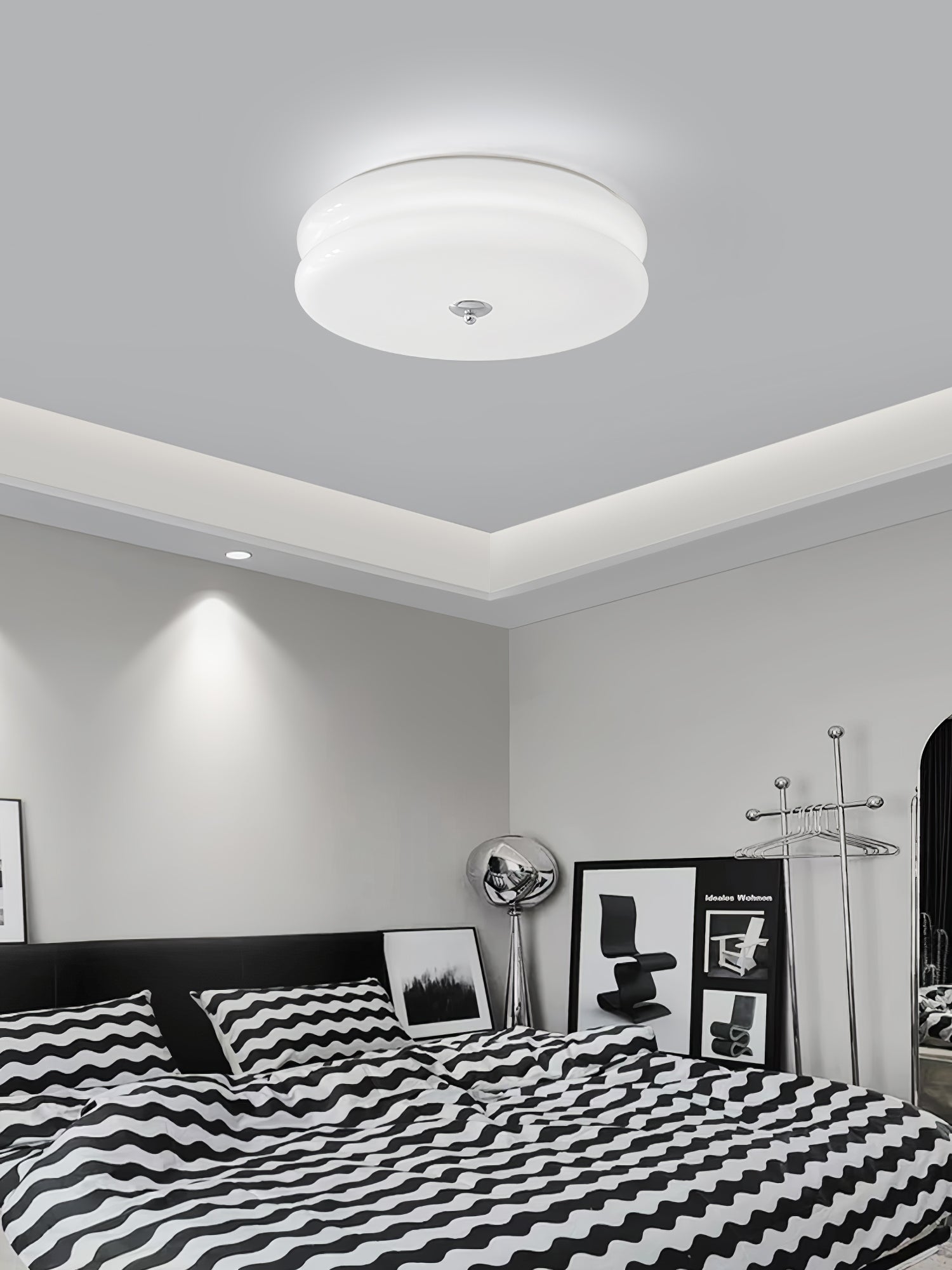 Warm Glow Ceiling Light for Living Room