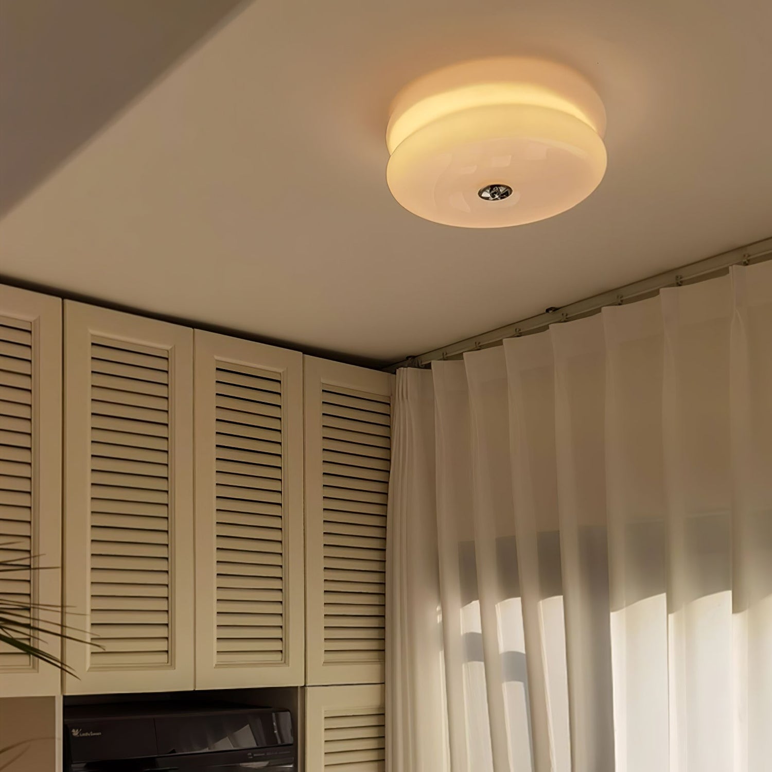 Iron Ceiling Light Installation View