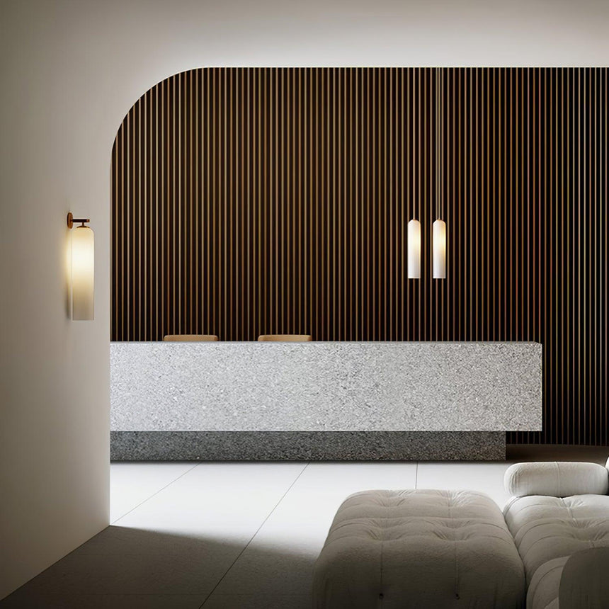 LumaGlass Wall Lamp with Diffused Glass Design