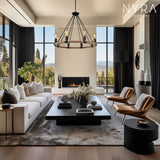 chain pendant chandelier for dining room