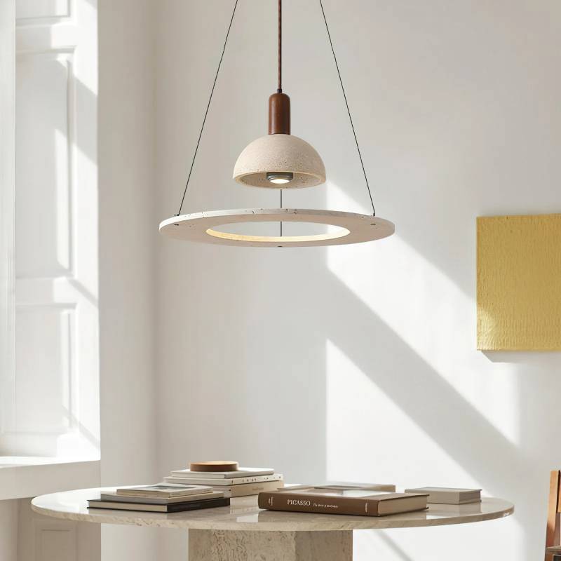 Travertine Modern Pendant Light Stone Chandelier