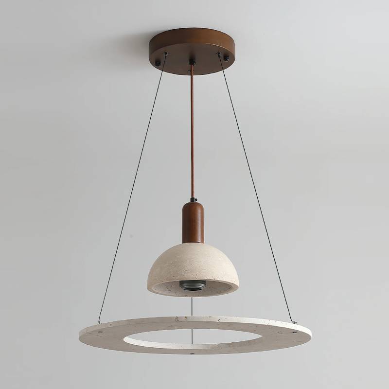 Pendant Light Installed Overhead View OpalDwell